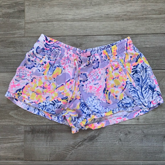 Lilly Pulitzer Pants - Lilly Pulitzer Beach linen Shorts Sz M